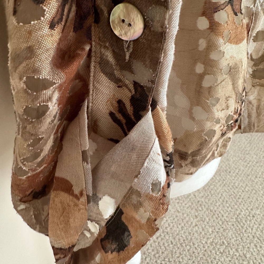 Ruby Road Floral Button Front Jacket Adjustable S… - image 3